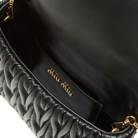 Matelass&eacute; Mini Chain Crossbody Bag