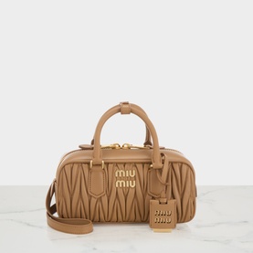 Matelass&eacute; Small Top Handle Bag