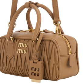 Matelass&eacute; Small Top Handle Bag