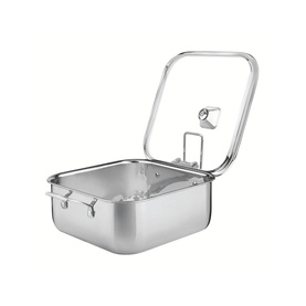 3-Ply Stainless Steel Square Casserole 26cm