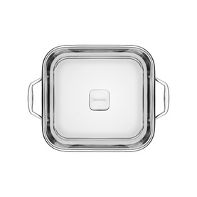 3-Ply Stainless Steel Square Casserole 26cm