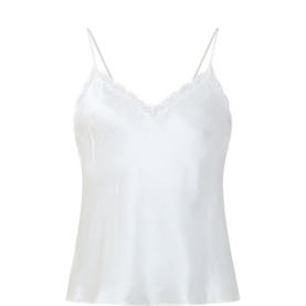 Love Me Lace Silk Camisole Top