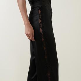 Love Me Lace Silk Pyjama Bottoms
