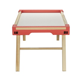 Pine Wood Breakfast Tray Coral
