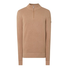 Structure Logo Half-Zip Sweater