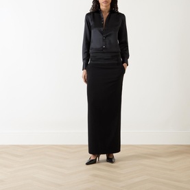 The Boyfriend Silk Satin Shirt