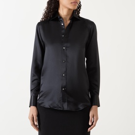 The Boyfriend Silk Satin Shirt