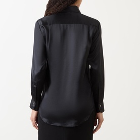 The Boyfriend Silk Satin Shirt