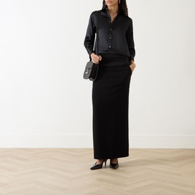 The Boyfriend Silk Satin Shirt