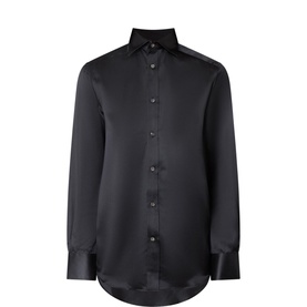 The Boyfriend Silk Satin Shirt