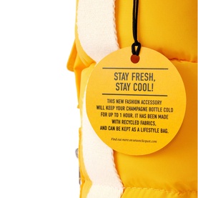 Brut Champagne & Puffer Bottle Holder