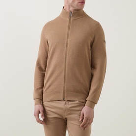 Structure Logo Zip Sweater