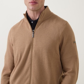 Structure Logo Zip Sweater