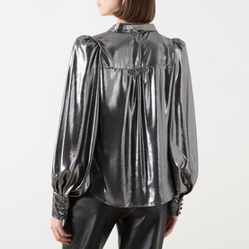 Jaz Metallic Blouse