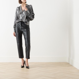 Jaz Metallic Blouse