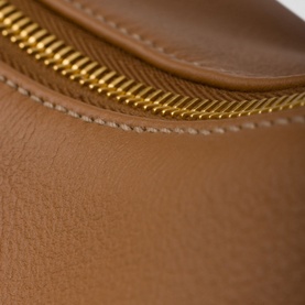 Aim&eacute;e Large Leather Shoulder Bag