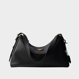 Aim&eacute;e Large Leather Shoulder Bag