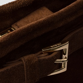 Bonnie Large Suede Handbag