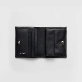 Saffiano Small Leather Wallet