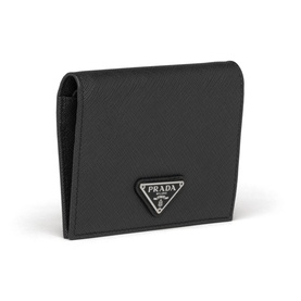 Saffiano Small Leather Wallet