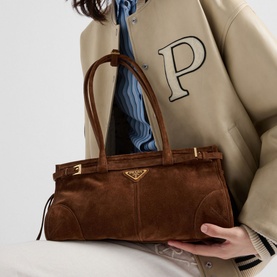 Bonnie Medium Suede Handbag