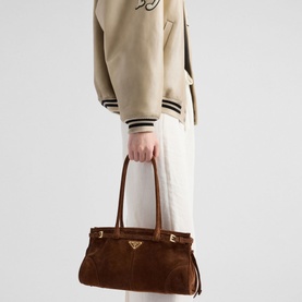 Bonnie Medium Suede Handbag