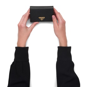 Saffiano Small Leather Wallet