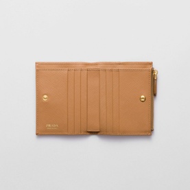 Saffiano Small Leather Wallet