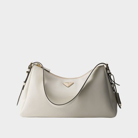 Aim&eacute;e Large Leather Shoulder Bag
