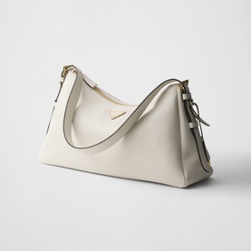 Aim&eacute;e Large Leather Shoulder Bag