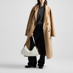Aim&eacute;e Large Leather Shoulder Bag