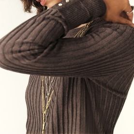 Jinie Rib Knit Sweater