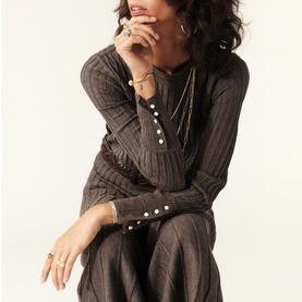 Jinie Rib Knit Sweater
