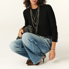 Jinie Rib Knit Sweater