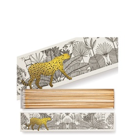 Cheetah in White Jungle Match Box