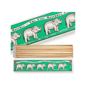 Green Elephants Match Box