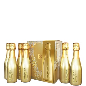 Set of 6 Mini Gold Prosecco