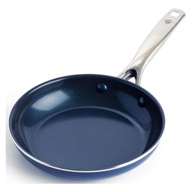 Blue Diamond Non-Stick Frypan 30cm in blue with diamond-infused ceramic interior and stainless steel handle