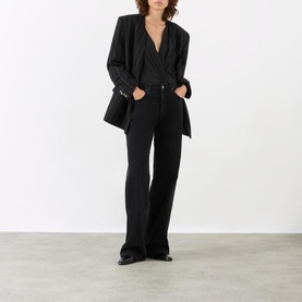 Hugh High-Rise Straight Leg Jeans