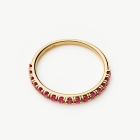 Fine Half Ruby Eternity Ring
