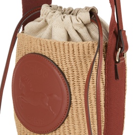 Horse Medal Small Basket Bag