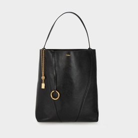 Spin Leather Tote Bag
