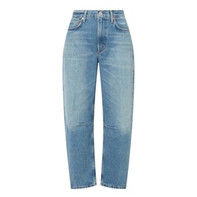 Miro Barrel-Leg Tapered Jeans