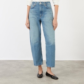 Miro Barrel-Leg Tapered Jeans