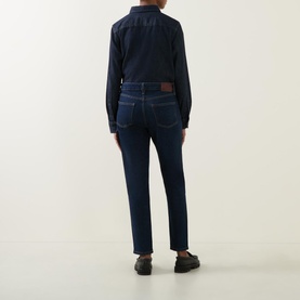 High-Rise Ankle Skinny Jeans