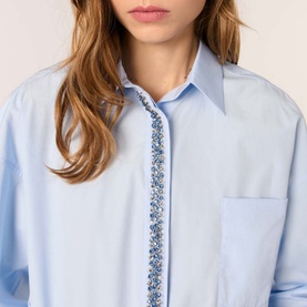 Embellished Patch Pocket Shirt