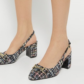 Choices Slingback Block Heels