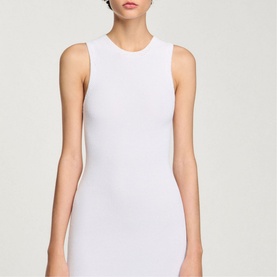Fringed Asymmetric Dress