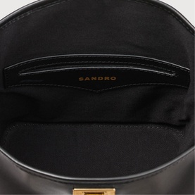 Leather Logo Bucket Bag