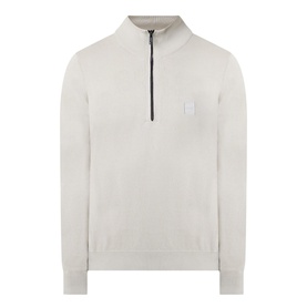 Half-Zip Logo Sweater